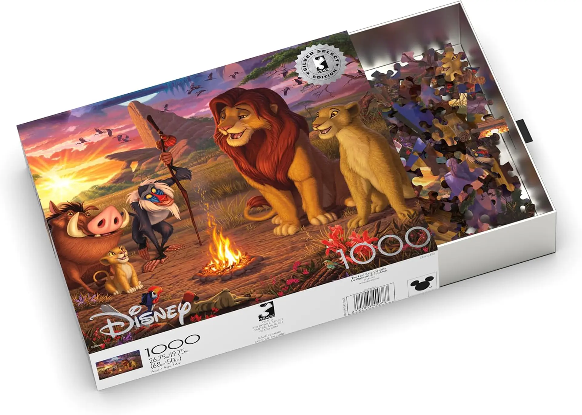 Puzzle 1000 Piezas | Disney El Rey León Silver Select 6