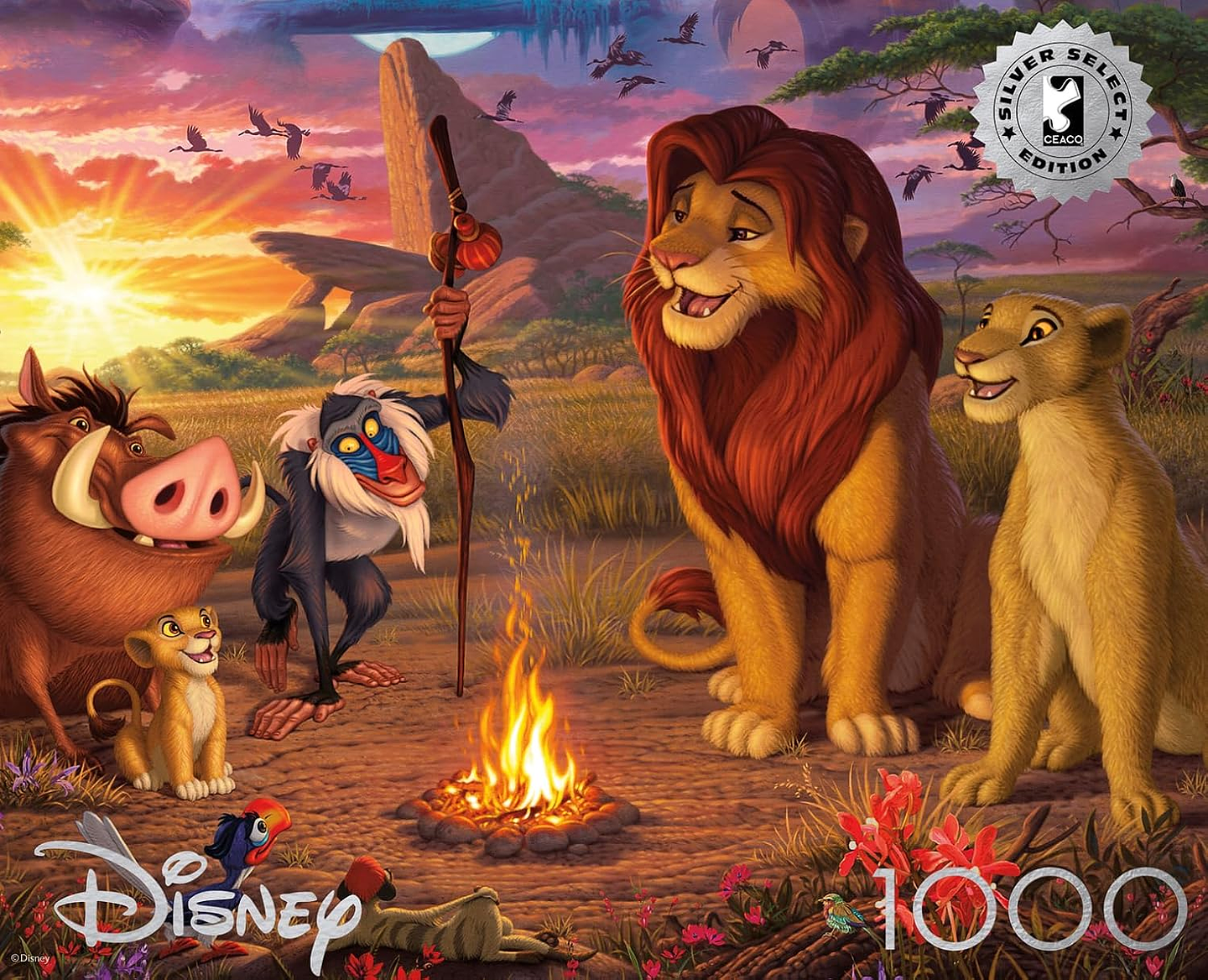 Puzzle 1000 Piezas | Disney El Rey León Silver Select 3