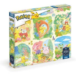 Puzzle 1000 piezas | Pokémon Pikachu e Iniciales Paldea