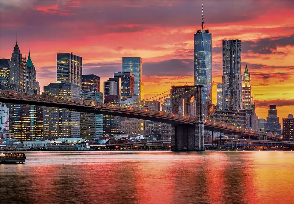 Puzzle 1500 Piezas | East River al Atardecer 2