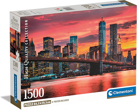 Puzzle 1500 Piezas | East River al Atardecer