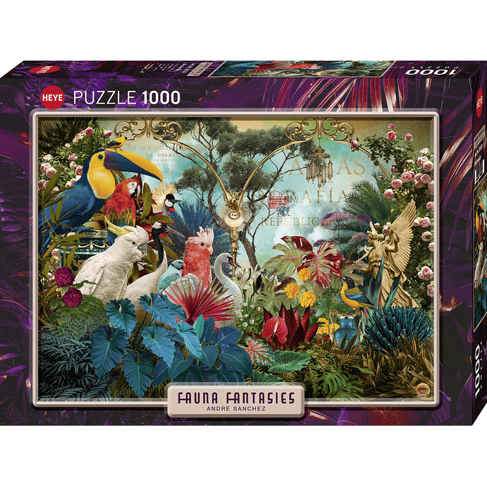 Puzzle 1000 Piezas | Fauna Fantasies Birdiversity 1