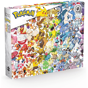 Puzzle 2000 piezas | Pokémon Generación Kanto Silver Select