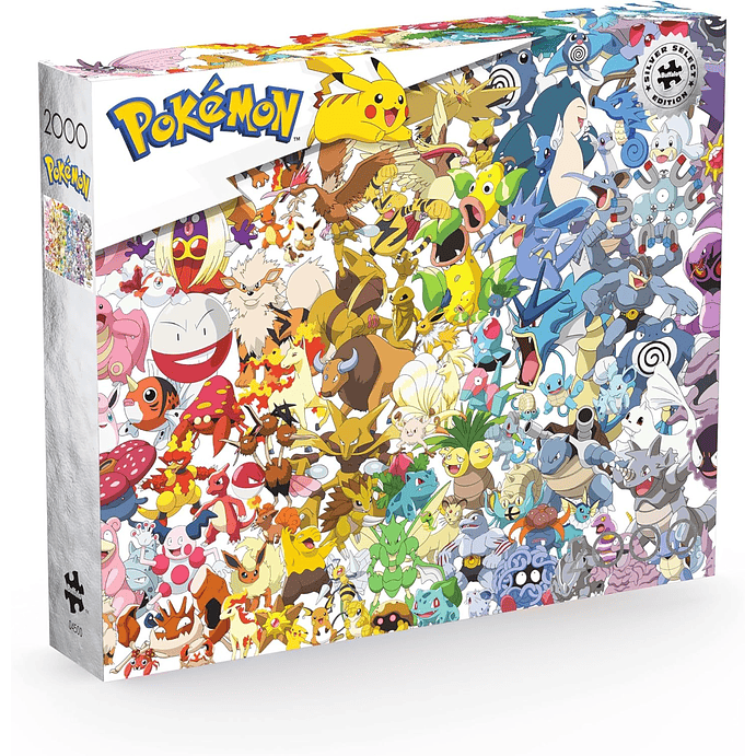 Puzzle 2000 piezas | Pokémon Generación Kanto Silver Select 1