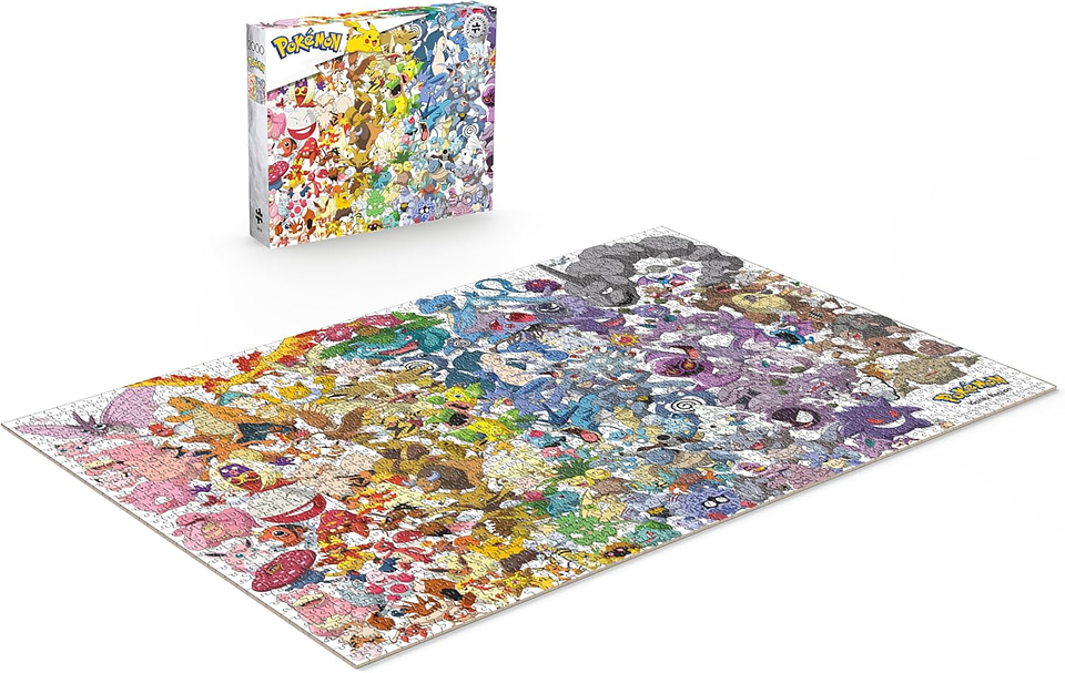 Puzzle 2000 piezas | Pokémon Generación Kanto Silver Select 3