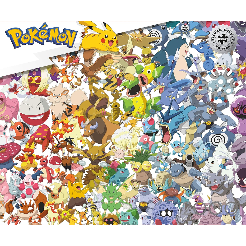 Puzzle 2000 piezas | Pokémon Generación Kanto Silver Select 4
