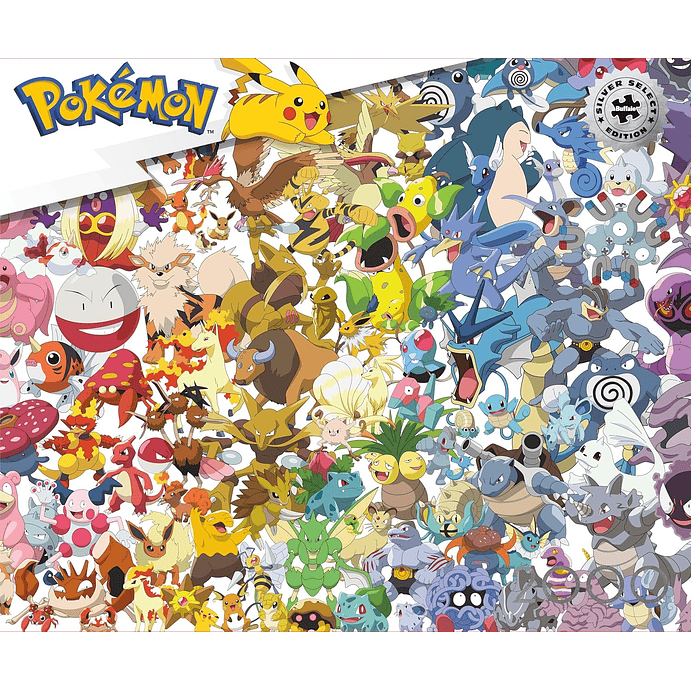 Puzzle 2000 piezas | Pokémon Generación Kanto Silver Select 4