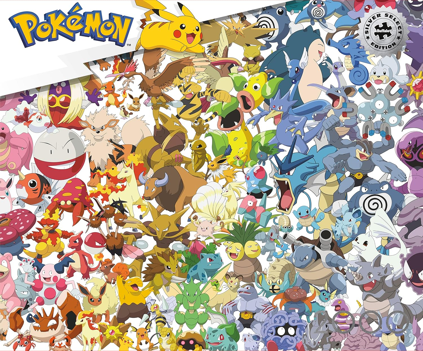 Puzzle 2000 piezas | Pokémon Generación Kanto Silver Select 4