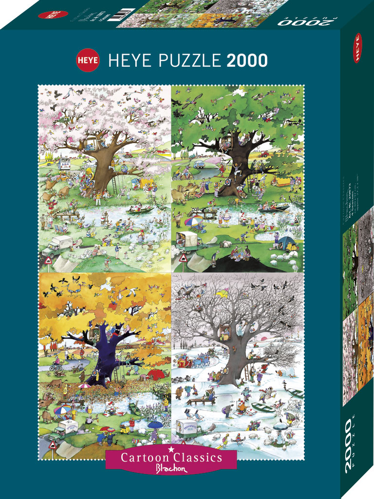 Puzzle 2000 piezas Jardin de Unicornios