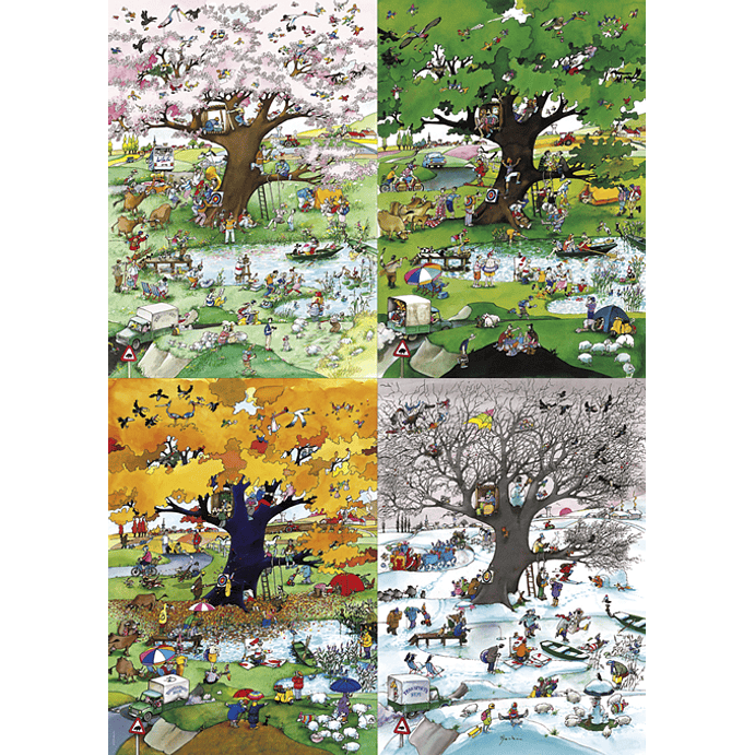 Puzzle 2000 Piezas | 4 Seasons 2