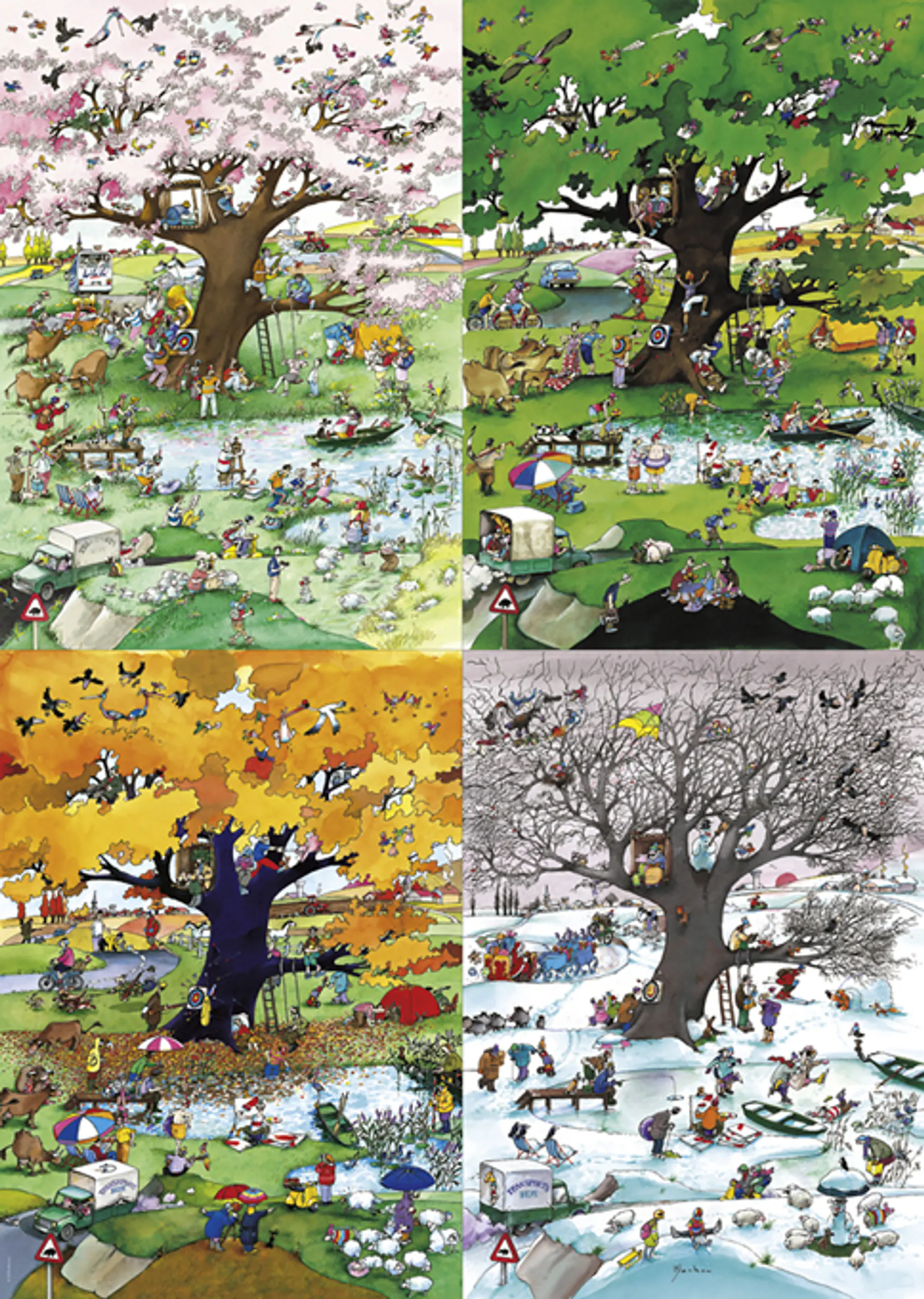 Puzzle 2000 Piezas | 4 Seasons 2