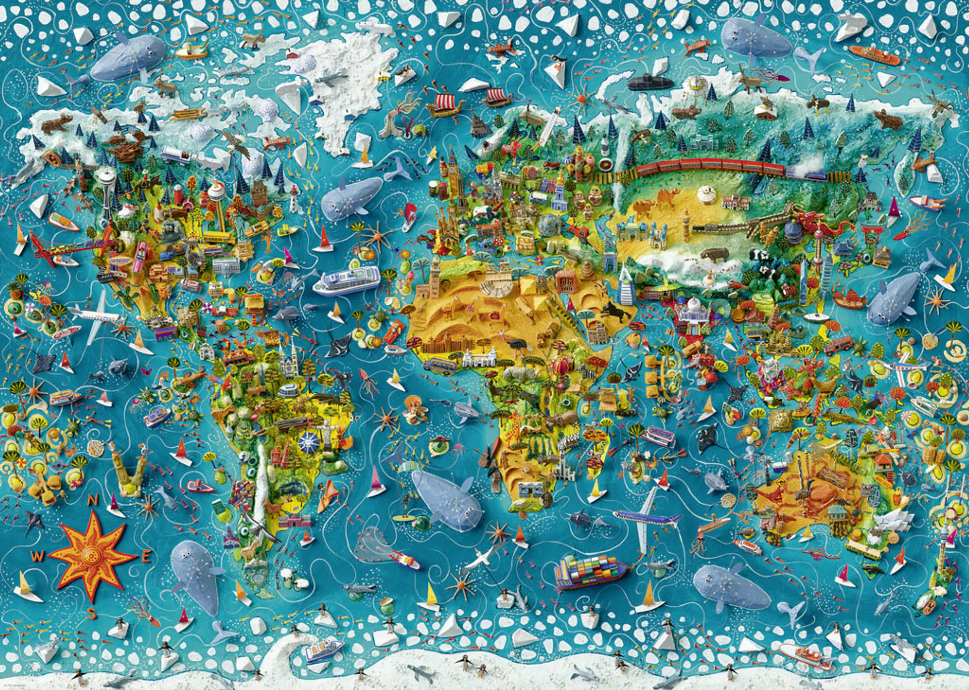Puzzle 2000 Piezas | Miniature World 2