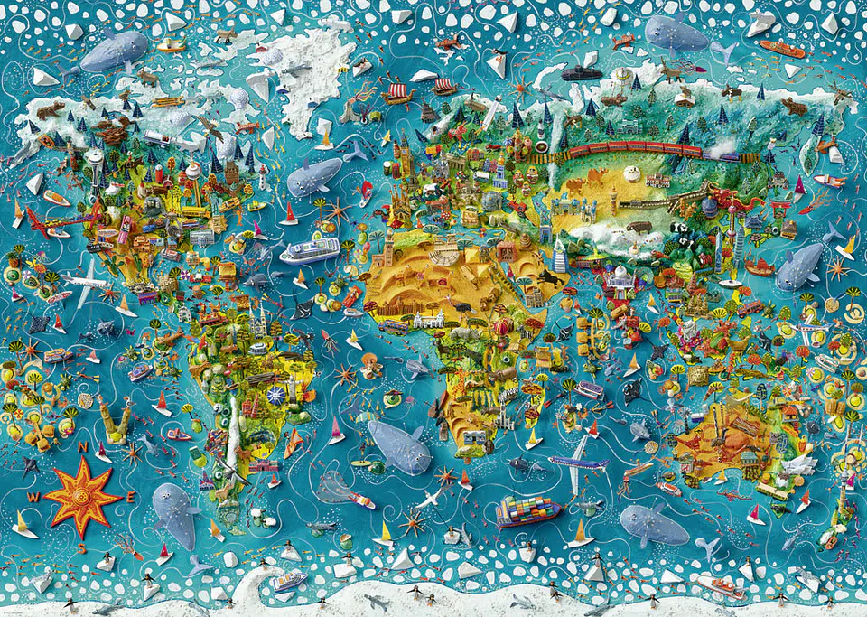 Puzzle 2000 Piezas | Miniature World 2