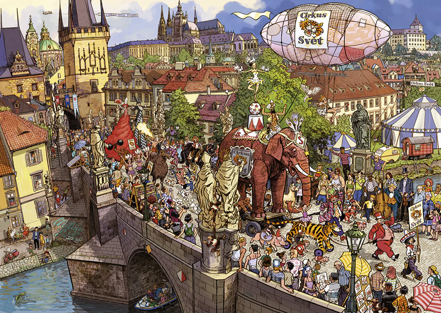 Puzzle 2000 Piezas | Street Parade 2