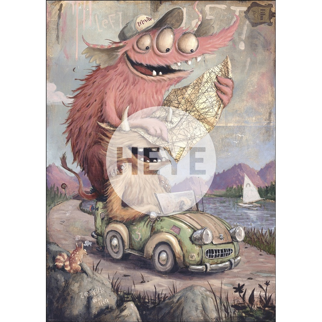 Puzzle 2000 Piezas | Zozoville Viaje en Carretera 2