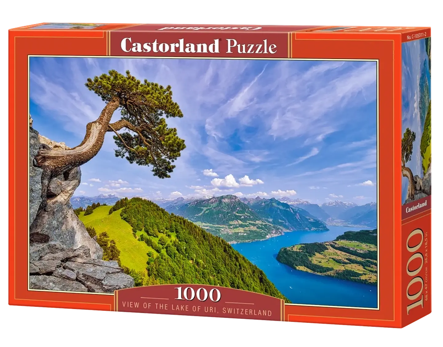 Puzzle 1000 Piezas | Vista al Lago Uri, Suiza 1