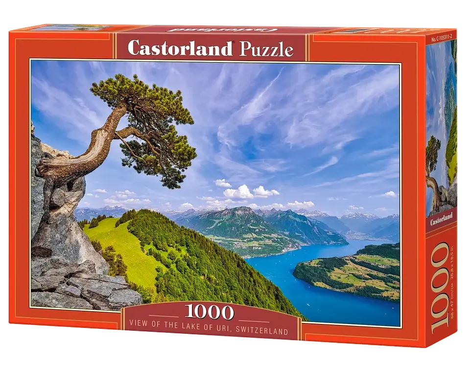 Puzzle 1000 Piezas | Vista al Lago Uri, Suiza 1