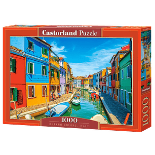 Puzzle 1000 Piezas | Colores de Burano, Italia