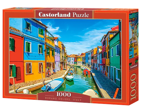 Puzzle 1000 Piezas | Colores de Burano, Italia