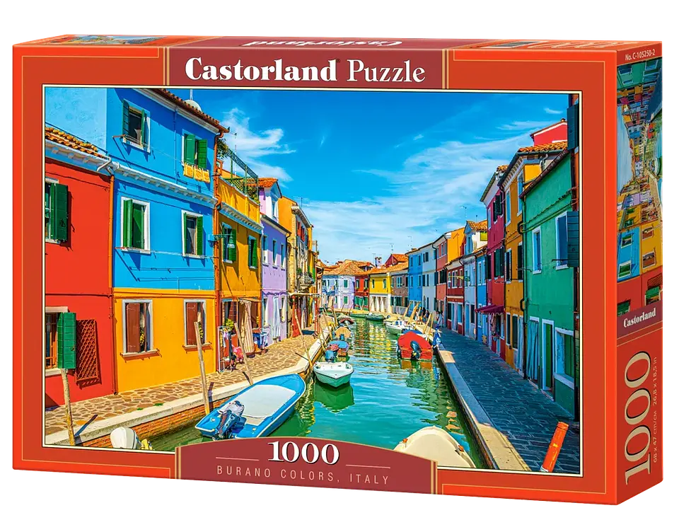 Puzzle 1000 Piezas | Colores de Burano, Italia 1