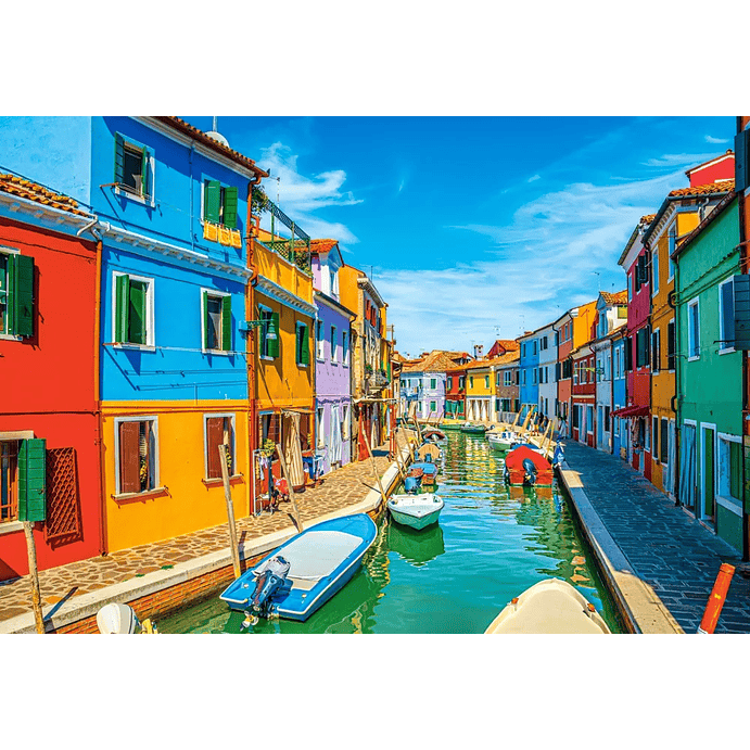 Puzzle 1000 Piezas | Colores de Burano, Italia 2