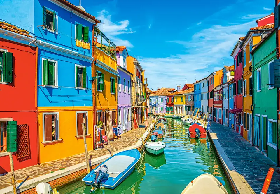 Puzzle 1000 Piezas | Colores de Burano, Italia 2