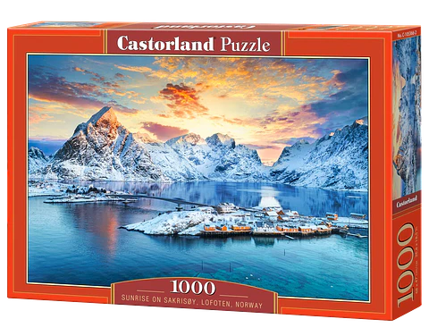 Puzzle 1000 Piezas | Sakrisøy, Lofoten, Noruega