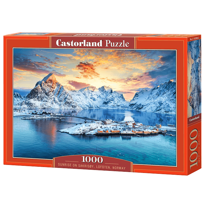 Puzzle 1000 Piezas | Sakrisøy, Lofoten, Noruega 1