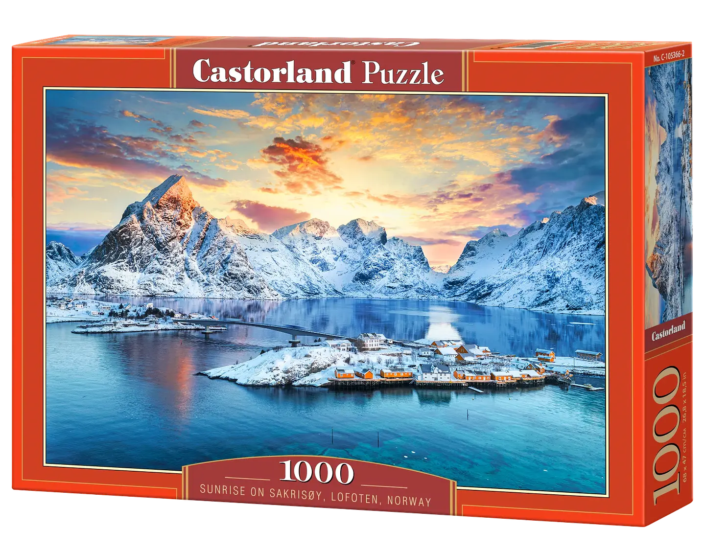 Puzzle 1000 Piezas | Sakrisøy, Lofoten, Noruega 1