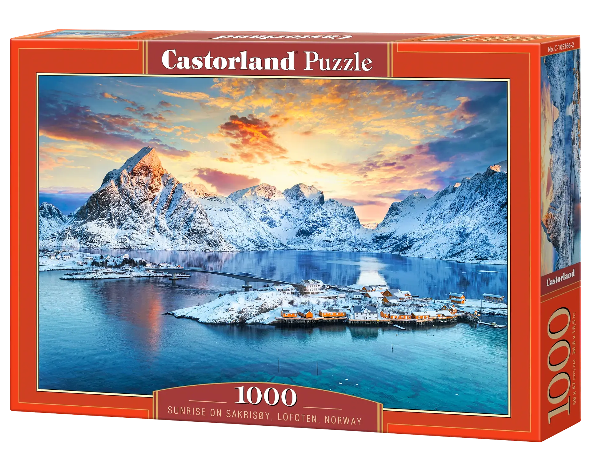 Puzzle 1000 Piezas | Sakrisøy, Lofoten, Noruega 1