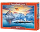 Puzzle 1000 Piezas | Sakrisøy, Lofoten, Noruega - Miniatura 1