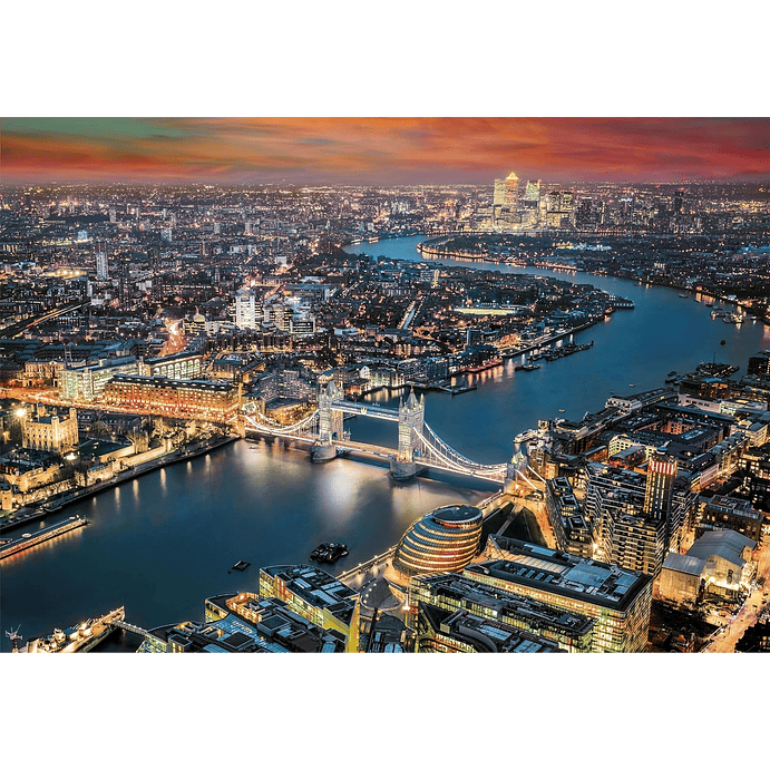 Puzzle 2000 Piezas | Vista Aérea de Londres 2