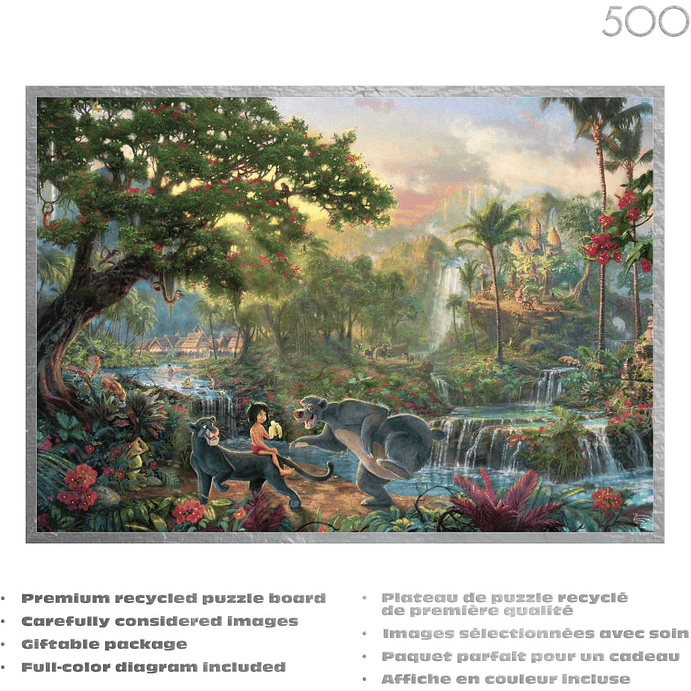 Puzzle 500 Piezas | Disney El Libro de la Selva Silver Select 3