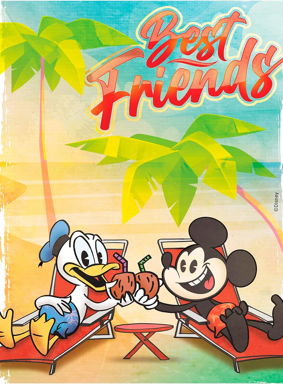 Puzzle (5 en 1) 300, 500, 750 Piezas | Disney Mickey y Donald Multipack 5