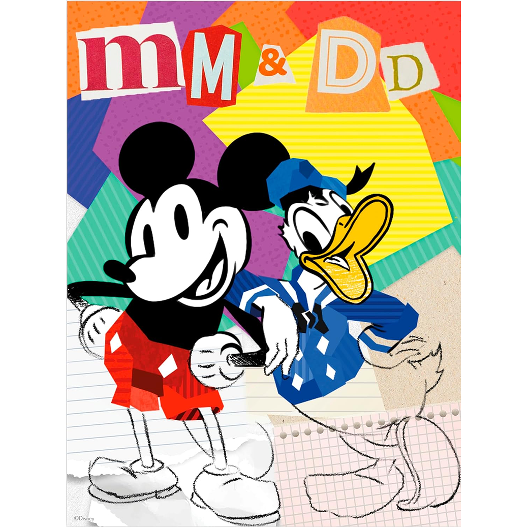 Puzzle (5 en 1) 300, 500, 750 Piezas | Disney Mickey y Donald Multipack 6