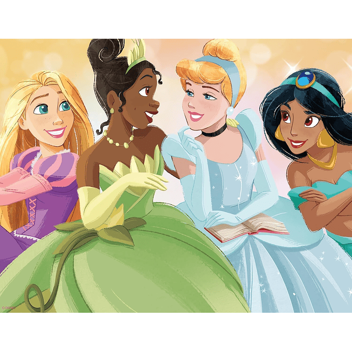 Puzzle (5 en 1) 300, 500, 750 Piezas | Disney Princesas Multipack 3