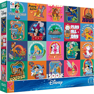 Puzzle 1500 piezas | Disney Posters Vintage
