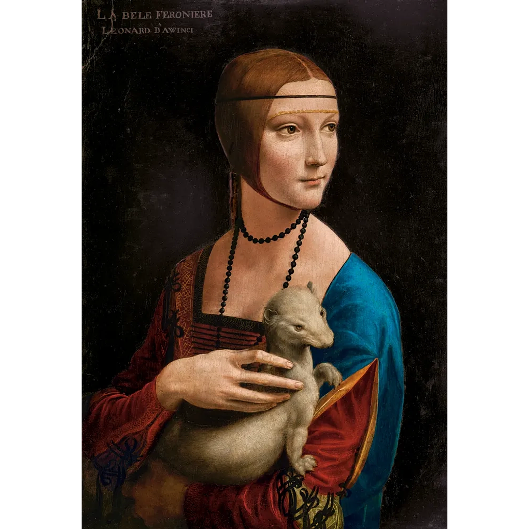 Puzzle 1000 Piezas | La Dama del Armiño - Da Vinci 2