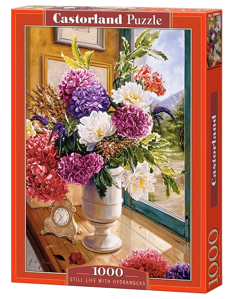 Puzzle 1000 Piezas | Naturaleza Muerta y Hortensias