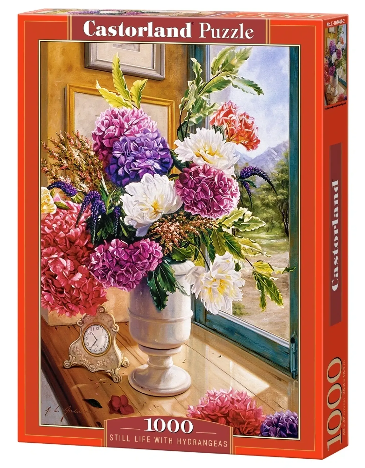 Puzzle 1000 Piezas | Naturaleza Muerta y Hortensias 1