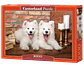 Puzzle 1000 Piezas | Cachorros Samoyedo - Miniatura 1