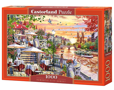 Puzzle 1000 Piezas | Atardecer Romántico en la Ciudad