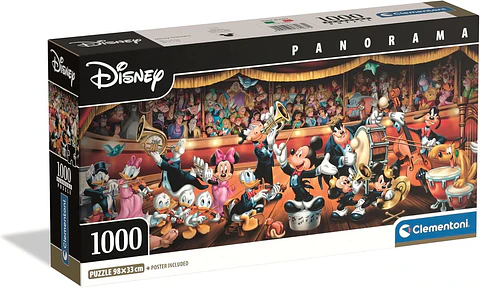 Puzzle 1000 Piezas Panorámico | Disney Orquesta