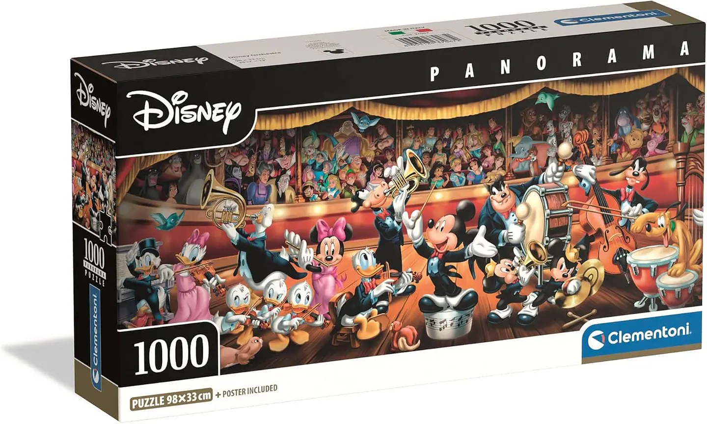 Puzzle 1000 Piezas Panorámico | Disney Orquesta 1