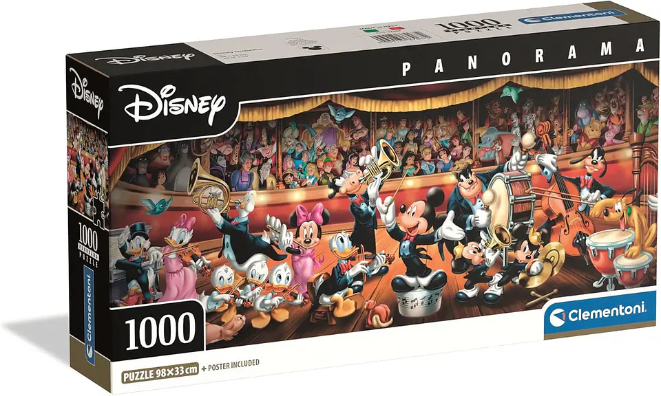 Puzzle 1000 Piezas Panorámico | Disney Orquesta 1