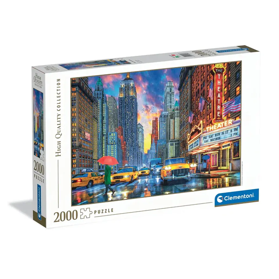 Puzzle 2000 Piezas | Manhattan Lluvioso 1