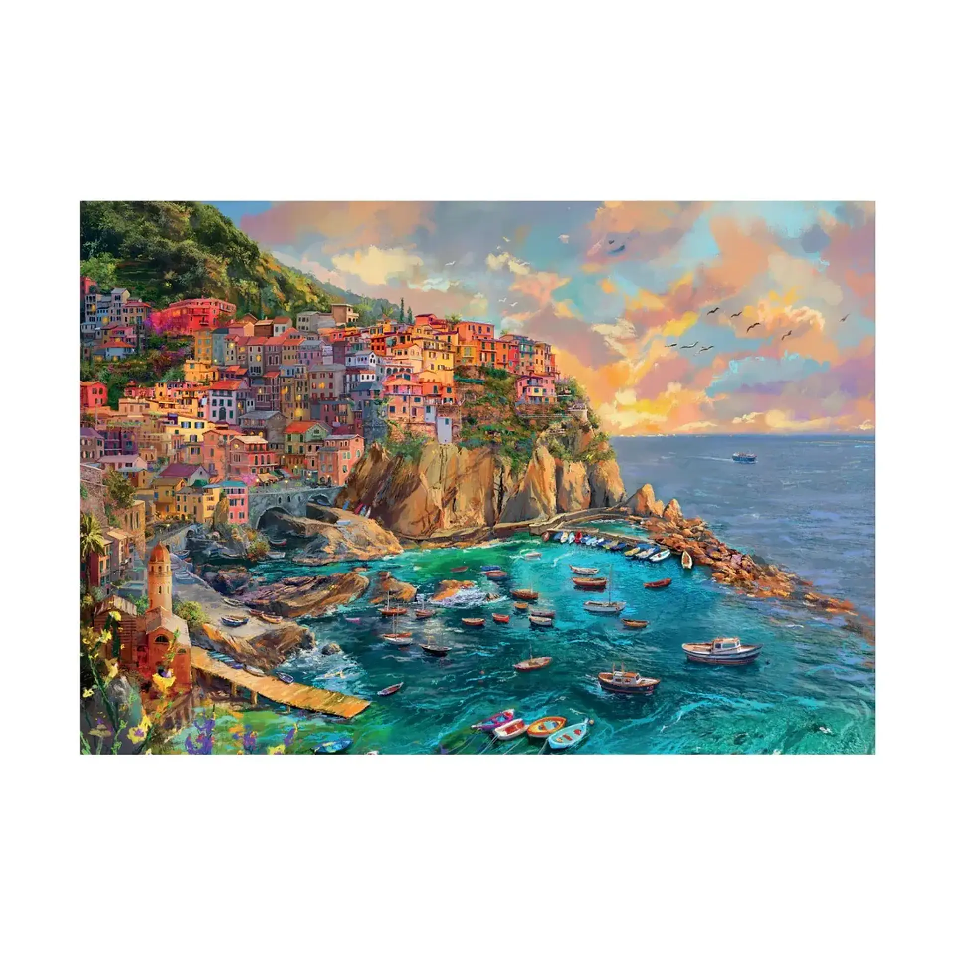 Puzzle 2000 Piezas | Manarola Pintada 2