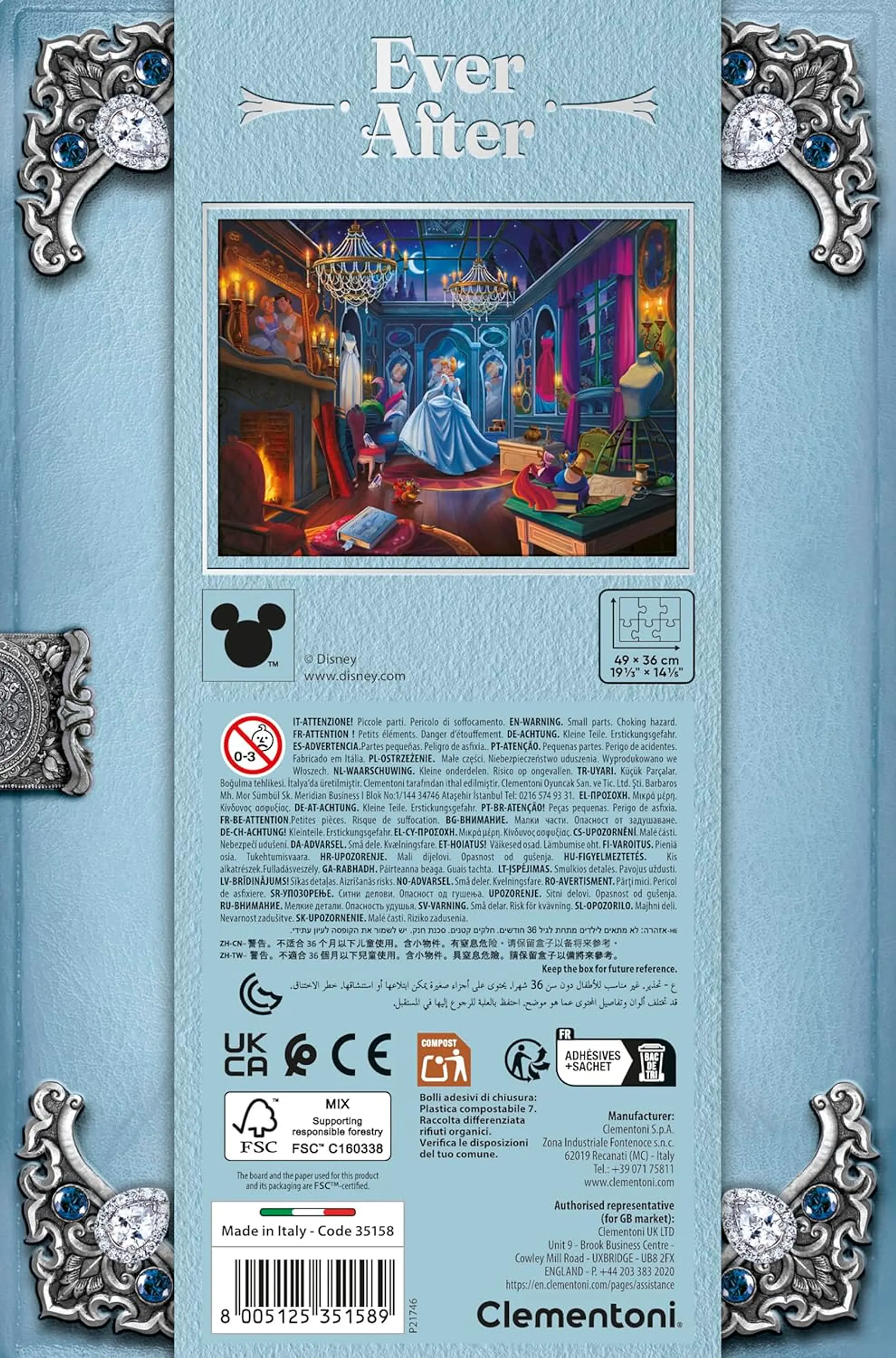 Puzzle 500 Piezas | Disney Cenicienta Ever After 4