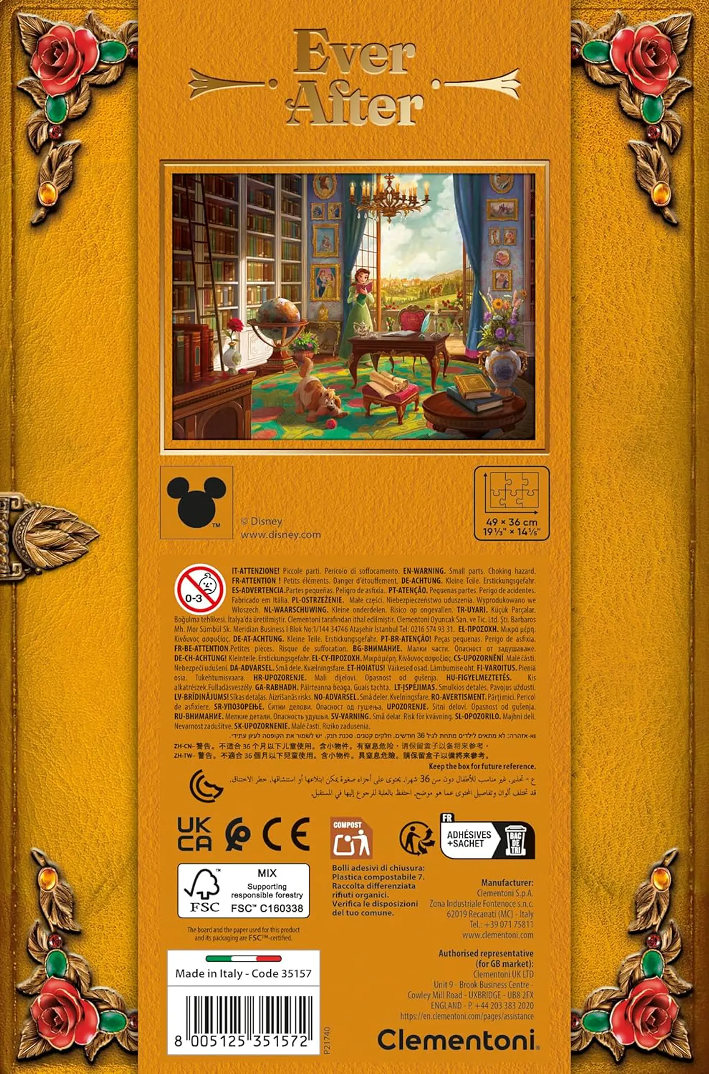 Puzzle 500 Piezas | Disney Bella Ever After 4