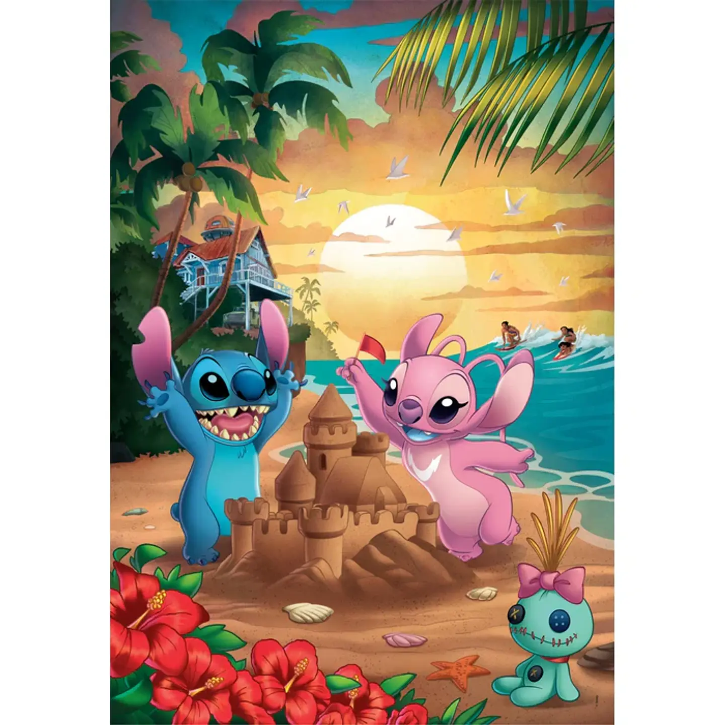 Puzzle 500 Piezas | Stitch y Ángel 2
